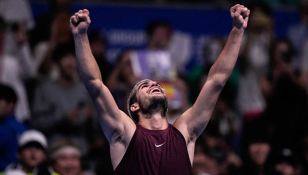 Carlos Alcaraz fury at time violation in Japan Open final win over Taylor Fritz